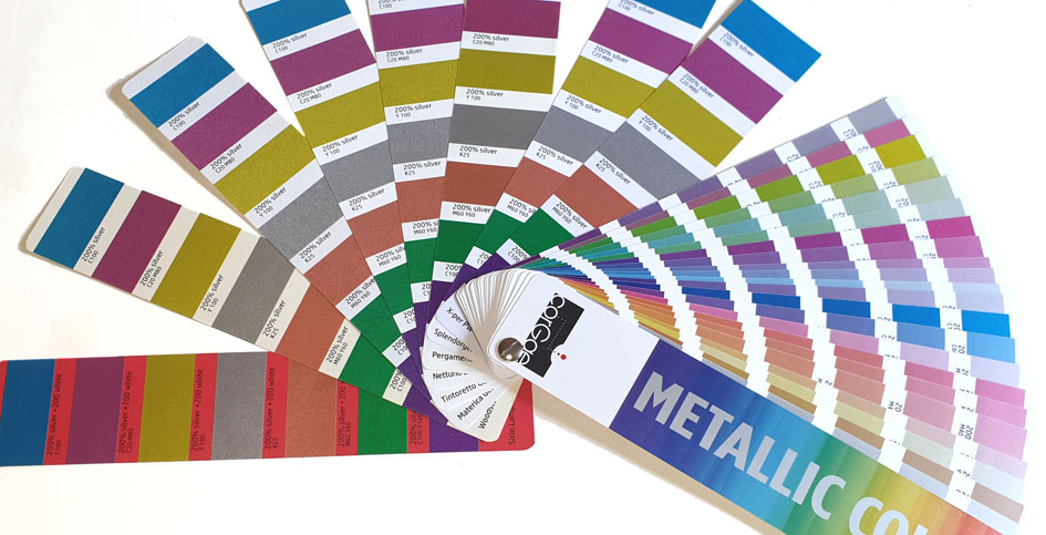 corGae Metallic Colors - mazzetta colori metallizzati (Silver Ink)